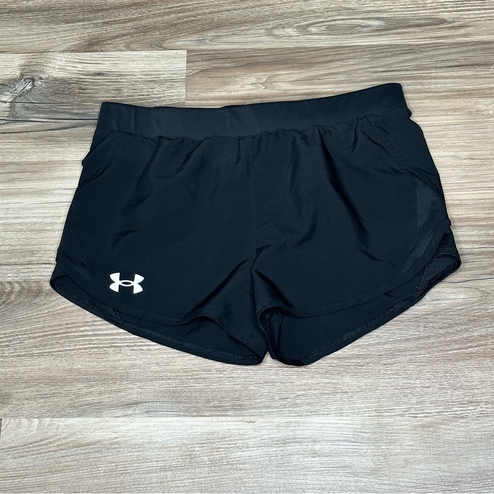 Black girls under armor running shorts